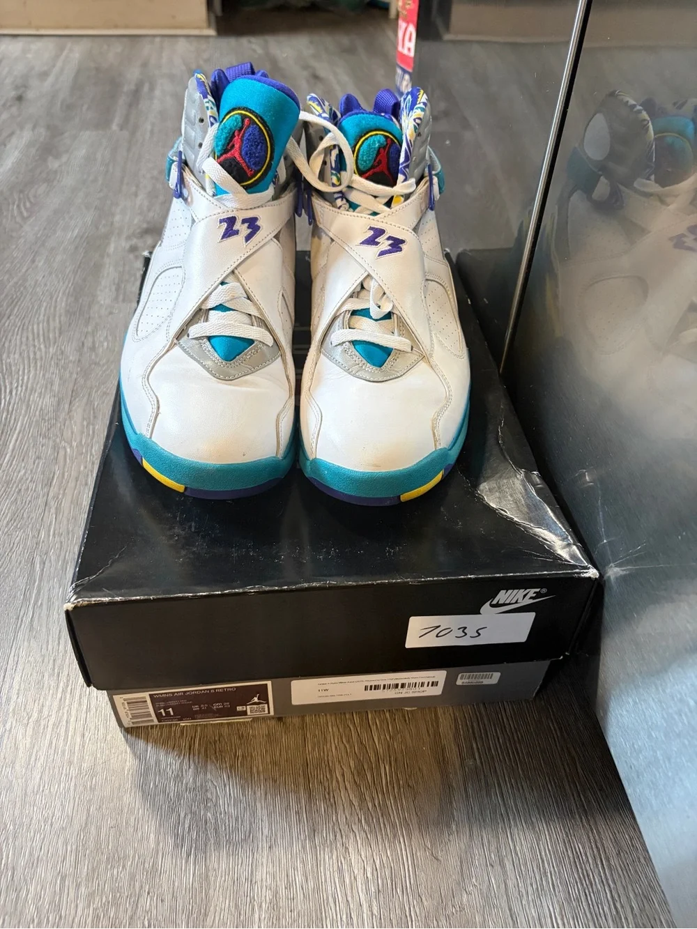 Air Jordan 8 Retro Aqua Size 9.5M
